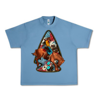 Pebble Blue arrowhead rodeo Urban Heavy Tee - JahusDesignShop