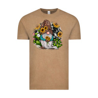 Gnomes Sunflower Cactus Vintage Tee | Teevron