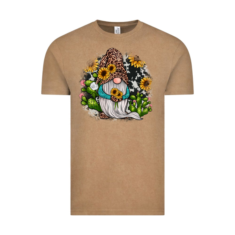 Gnomes Sunflower Cactus Vintage Tee by JahusDesignShop | Teevron
