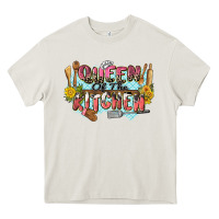 Cream queen of the kitchen Heavy Core Tee - Zillion Design Studio