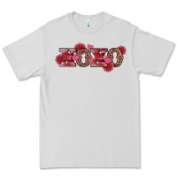 Dove Grey valentine's day xoxo sunflower heart Premium Tee - RanaPortraitStore