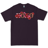 Plum valentine's day xoxo sunflower heart Premium Tee - RanaPortraitStore