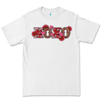 White valentine's day xoxo sunflower heart Premium Tee - RanaPortraitStore