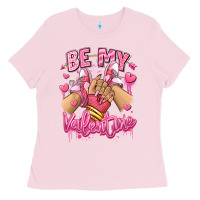 Bubblegum Pink be my valentine light skinned girl sneakers Ladies Tee - RanaPortraitStore