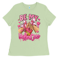 Matcha be my valentine light skinned girl sneakers Ladies Tee - RanaPortraitStore