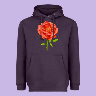 All A Twitter Rose Heavyweight Hoodie Designed By Lillyallendesigns
