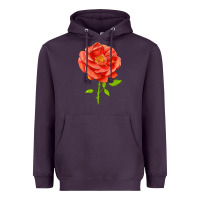 Plum All A Twitter Rose Heavyweight Hoodie - LillyAllenDesigns