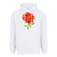 White All A Twitter Rose Heavyweight Hoodie - LillyAllenDesigns