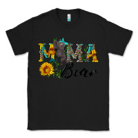 Black blue mama bear with cute bear Classic Tee - Artiststas