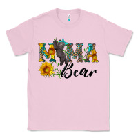 Bubblegum Pink blue mama bear with cute bear Classic Tee - Artiststas