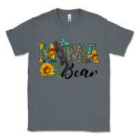 Charcoal Heather blue mama bear with cute bear Classic Tee - Artiststas