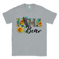 Heather Grey blue mama bear with cute bear Classic Tee - Artiststas