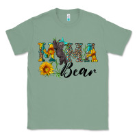 Sage blue mama bear with cute bear Classic Tee - Artiststas