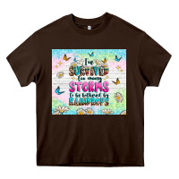 Chocolate Brown ive survived too many storms Heavy Core Tee - texasbilliewilder