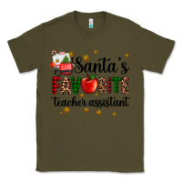 Army Green santa's favorite teacher assistant Classic Tee - AdoDesignShop