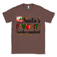 Chestnut santa's favorite teacher assistant Classic Tee - AdoDesignShop