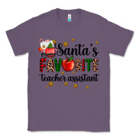 Lavender santa's favorite teacher assistant Classic Tee - AdoDesignShop