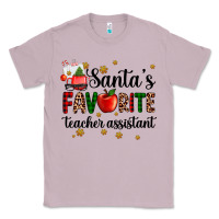 Lilac santa's favorite teacher assistant Classic Tee - AdoDesignShop