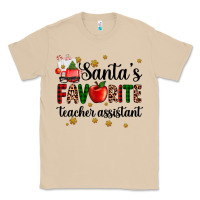 Mushroom santa's favorite teacher assistant Classic Tee - AdoDesignShop
