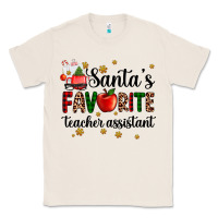 Natural santa's favorite teacher assistant Classic Tee - AdoDesignShop