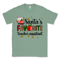 Sage santa's favorite teacher assistant Classic Tee - AdoDesignShop