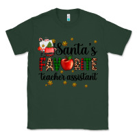 Sports Green santa's favorite teacher assistant Classic Tee - AdoDesignShop