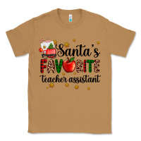 Toasted Coconut santa's favorite teacher assistant Classic Tee - AdoDesignShop