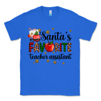 True Royal santa's favorite teacher assistant Classic Tee - AdoDesignShop