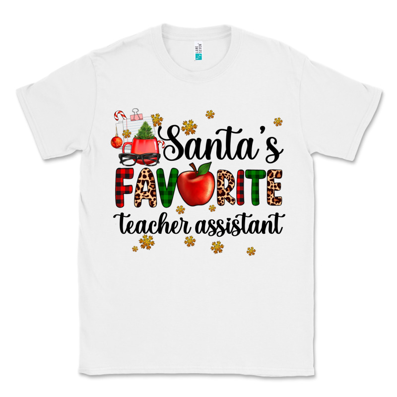 Santa's Favorite Teacher Assistant Classic Tee by AdoDesignShop | Teevron