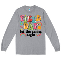 Heather Grey field day let the games begin Long Sleeve Tee - JahusDesignShop