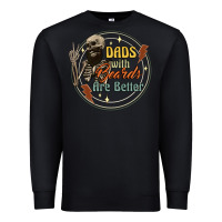 Black dads with beards are better Premium Sweatshirt - Artiststas