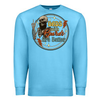 Ocean Blue dads with beards are better Premium Sweatshirt - Artiststas