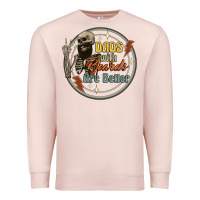 Pale Pink dads with beards are better Premium Sweatshirt - Artiststas