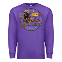 Purple dads with beards are better Premium Sweatshirt - Artiststas
