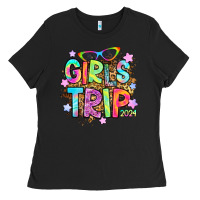 Black girls trip 2024 Ladies Tee - RanaPortraitStore