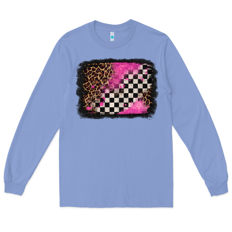 Racing Leopard Background Long Sleeve Tee by Jasminsmagicworld | Teevron
