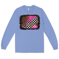 Colony Blue racing leopard background Long Sleeve Tee - Jasminsmagicworld