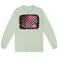 Matcha racing leopard background Long Sleeve Tee - Jasminsmagicworld