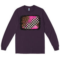 Plum racing leopard background Long Sleeve Tee - Jasminsmagicworld