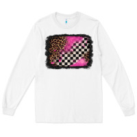 White racing leopard background Long Sleeve Tee - Jasminsmagicworld