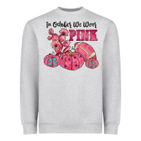 In October We Wear Pink Heavyweight Sweatshirt | Teevron