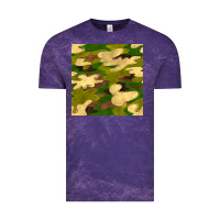 Cloud Purple camouflage seamless pattern Vintage Tee - BundleAndBundleShop