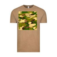 Vintage Coffee camouflage seamless pattern Vintage Tee - BundleAndBundleShop