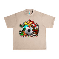 French Oak joy with soccer element and Christmas Urban Heavy Tee - AdoDesignShop