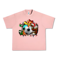 Salmon joy with soccer element and Christmas Urban Heavy Tee - AdoDesignShop