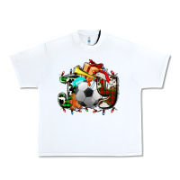 Joy With Soccer Element And Christmas Urban Heavy Tee | Teevron