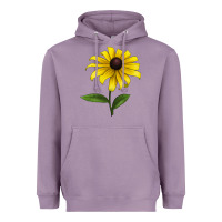 Lavender Black Eyed Susan Flower Heavyweight Hoodie - LillyAllenDesigns