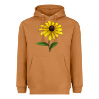 Meerkat Black Eyed Susan Flower Heavyweight Hoodie - LillyAllenDesigns