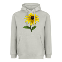 Moon Dust Black Eyed Susan Flower Heavyweight Hoodie - LillyAllenDesigns
