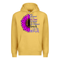 Antique Gold I Am The Storm sunflower Premium Hoodie - Bettercallsaul